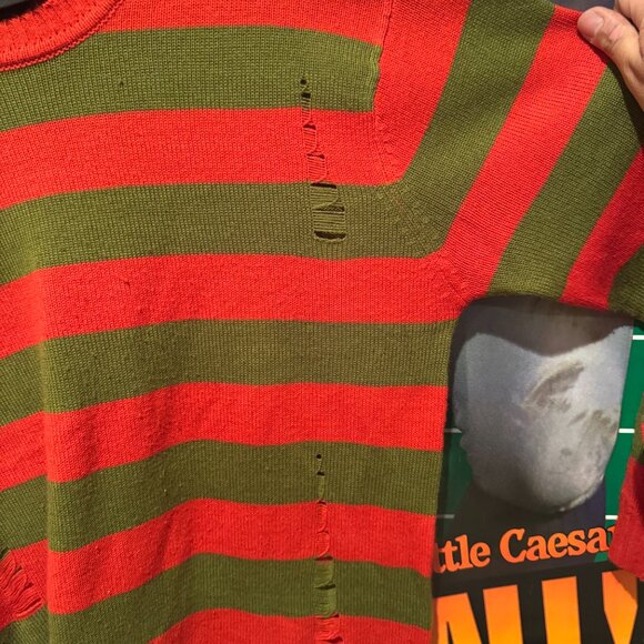 Vintage-Like Nightmare On Elm Street Freddy Krueger Sweater Hot Topic (Men's XL) - Picture 2 of 16